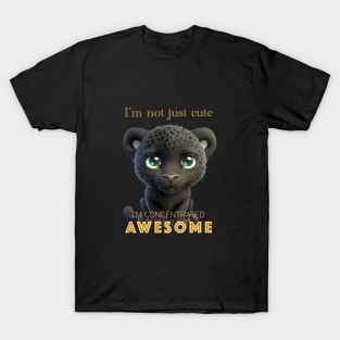 Panther Concentrated Awesome Cute Adorable Funny Quote T-Shirt